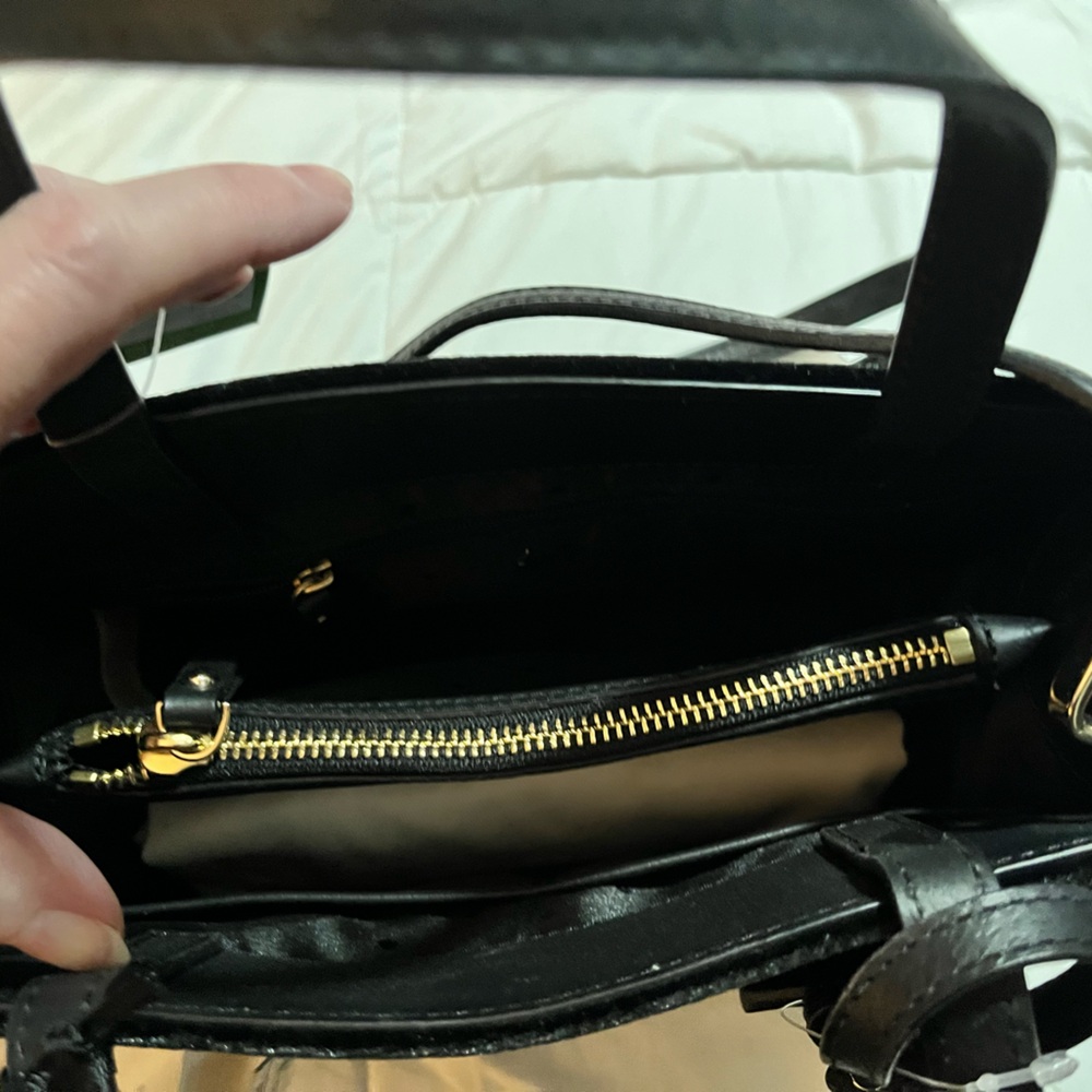 Kate Spade- black velvet ‘Thompson Street’ bag. NWT. - Picture 4 of 7